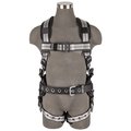 Safewaze PRO+ Slate Construction Harness: Alu 1D, Alu QC Chest, TB Legs, 3X 020-1202